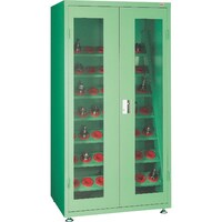 大阪製罐 OS ツーリング保管庫 間口843mm 奥行611mm 高さ1640mm ホルダー49個 HN4049 1台