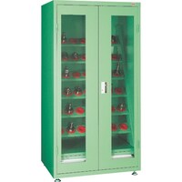 大阪製罐 OS ツーリング保管庫(引出し付)間口843mm 奥行611mm 高さ1640mm ホルダー42個 HN4042D 1台