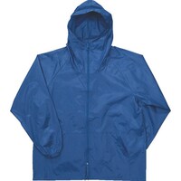 カジメイク カジメイク 前開きヤッケ ブルー 5L