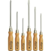 ボンダス BONDHUS 木柄貫通ドライバー(六角ボルスター