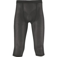 カジメイク カジメイク 8825 クレーターメッシュパンツ7分丈 ブラック LL