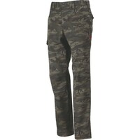 カジメイク カジメイク 6794 T/C迷彩ストレッチカーゴ グリーン LL