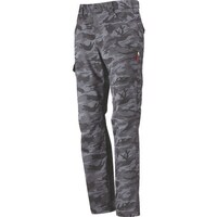 カジメイク カジメイク 6794 T/C迷彩ストレッチカーゴ グレー L