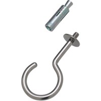 水本 水本 吊金具(ボルトタイプ) ステンレス 吊りフック(ブネジ)(カットアンカー付) 線径9mm A2725 1個