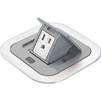 パナソニックEWネッ Panasonic F型アップコン角ビル用アース付グレー