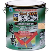 ニッペホームプロダクツ ニッぺ 水性ベランダ・屋上床用防水遮熱塗料 3Kg ライトテラコ HXT0043 4976124246838 1缶