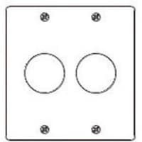 パナソニックEWネッ Panasonic FCステンレス埋込コンセントP2連 WN9623K 1個