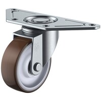 ユーエイキャスター ユーエイ プレート式 自在 キャスター ウレタン 車輪径75mm Sタイプ SGC型 取付寸法139×55×42