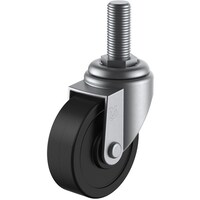ユーエイキャスター ユーエイ ねじ込み式 自在 ステンレスキャスター ゴム 車輪径75mm Sタイプ SUSST型 ネジ寸法W3/4×40山数10