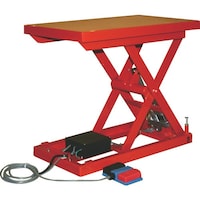 トラスコ中山 TRUSCO テーブルリフト100kg(電動Bねじ式100V)400×650mm HDLH1046R12 1台