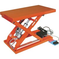 トラスコ中山 TRUSCO テーブルリフト100kg(電動Bねじ式100V)400×720mm HDLL1047R12 1台