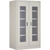 トラスコ中山 TRUSCO フリッパードアーキャビネット 1010X650XH1780 アクリル窓付 FPD604G 1台