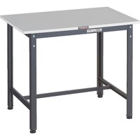 トラスコ中山 TRUSCO 軽荷重作業台(300kg)RAE2型 RoHS2対応天板 900X450XH740 ダークグレー色 RAE20945DG 1台