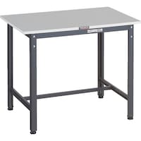 トラスコ中山 TRUSCO 軽荷重作業台(300kg)RAE2型 RoHS2対応天板 900X600XH740 ダークグレー色 RAE20960DG 1台