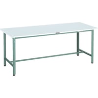 トラスコ中山 TRUSCO 軽荷重作業台(300kg)RAE2型 RoHS2対応天板 1800X750XH740 グリーン色 RAE21800 1台