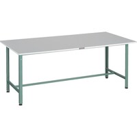トラスコ中山 TRUSCO 軽荷重作業台(300kg)RAE2型 RoHS2対応天板 1800X900XH740 グリーン色 RAE21809 1台