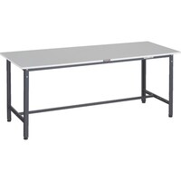 トラスコ中山 TRUSCO 軽荷重作業台(300kg)RAE2型 RoHS2対応天板 1800X600XH740 ダークグレー色 RAE21860DG 1台