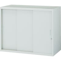 トラスコ中山 TRUSCO ユニット型壁面書庫 D400 D400 スチール引違い3枚戸 H720 W色 UFSSW7 1台