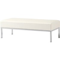 トラスコ中山 TRUSCO 応接ソファ ベンチ ホワイト CRY1200AW 1脚