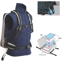 ユニット ユニット 冷却下着ベスト型リュックタイプXXL HO806XXL 1S