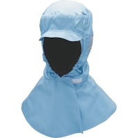 ミドリ安全 ミドリ安全 クリーンスーツ用フード ツバ付 YHS201 ブルー LL