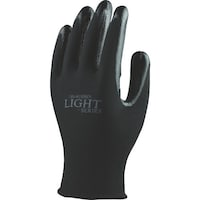 おたふく手袋 おたふく A376ブラック13G ニトリル背抜 5P LL