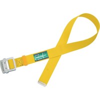 藤井電工 TSUYORON 胴ベルトのみ アルミスライドバックル 黄 Lサイズ 幅50MM×長さ1400MM