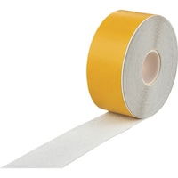 日本緑十字社 緑十字 高耐久ラインテープ(反射+滑り止めタイプ) 白 SVH100W 100mm幅×20m 両端テーパー構造 屋内外兼用 105231 1巻