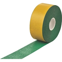 日本緑十字社 緑十字 高耐久ラインテープ(反射+滑り止めタイプ) 緑 SVH100G 100mm幅×20m 両端テーパー構造 屋内外兼用 105232 1巻