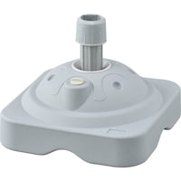 日本緑十字社 緑十字 のぼり旗用スタンド(注水タイプ) グレー ノボリ用ポール台TKGL 満水時10kg ポリエチレン製