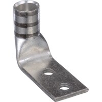 パンドウイットコーポ PANDUIT 銅製圧縮端子 2穴 電線サイズ AWG2/0 取付穴サイズ 6.4mm 取付穴間隔 19.1mm バレル角度 90度 LCDX2/014BFX LCDX2014BFX