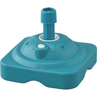 日本緑十字社 緑十字 のぼり旗用スタンド(注水タイプ) スカイブルー ノボリ用ポール台TKSB 満水時10kg ポリエチレン製