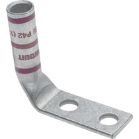 パンドウイットコーポ PANDUIT 銅製圧縮端子 2穴 電線サイズ AWG6 取付穴サイズ 69mm バレル角度 90度 LCC614AWFL LCC614AWFL 1袋(50個)