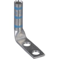 パンドウイットコーポ PANDUIT 銅製圧縮端子 2穴 電線サイズ AWG6 取付穴サイズ 69mm 取付穴間隔 160mm バレル角度 90度 LCC614AFL LCC614AFL 1袋(50個)