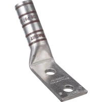 パンドウイットコーポ PANDUIT 銅製圧縮端子 2穴 電線サイズ 500 kcmil 取付穴サイズ 135mm 取付穴間隔 445mm バレル角度 45度 LCC50012H6 LCC50012H6 1袋(6個)