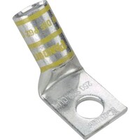 パンドウイットコーポ PANDUIT 銅製圧縮端子 1穴 電線サイズ AWG6 バレル角度 45度 取付穴サイズ 69mm LCA614HL LCA614HL 1袋(50個)