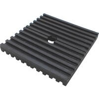 和気産業 WAKI 防振ゴム穴あき BGH02 10x100x100MM