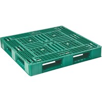 日本プラパレット NPC プラスチックパレットFA1111(PP材) 片面四方差し モスグリン FA1111PPMG 1枚