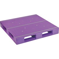 日本プラパレット NPC プラスチックパレットAZFD1111FE 片面四方差し パプル AZFD1111FEPL 1枚