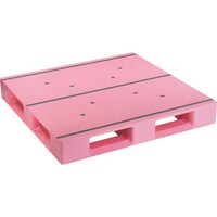 日本プラパレット NPC プラスチックパレットAZFD1111FE 片面四方差し ピンク AZFD1111FEP 1枚