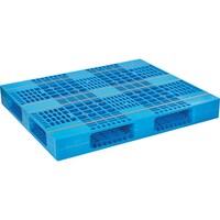 日本プラパレット NPC プラスチックパレットAZFR1311E 両面四方差し ブル AZFR1311EBL 1枚