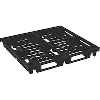日本プラパレット NPC 輸出梱包用プラスチックパレットEXAー1111N ネスティングパレット 黒 EXA1111NBK 1枚