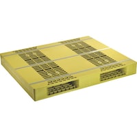 日本プラパレット NPC プラスチックパレットZR105125E 両面ニ方差し ライトグリン ZR105125ELG 1枚