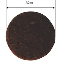 和気産業 WAKI フェルトパット 濃茶 32Φ 8枚入
