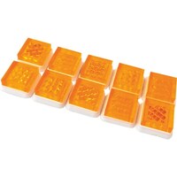 和気産業 WAKI リフレクター Z68 S10 10角 オレンジ Z68 1Pk(10個)