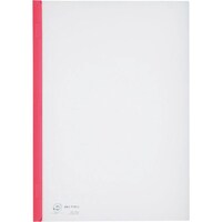 リヒトラブ LIHIT A4/Sスライドバーファイル(10冊入)赤