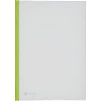 リヒトラブ LIHIT A4/Sスライドバーファイル(10冊入)黄緑