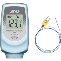 エー・アンド・デイ A&D 熱電対温度計(Kタイプ) AD5605H 一般(ISO)校正付(検査成績書+トレサビリティ体系図)