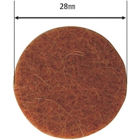 和気産業 WAKI フェルトパット 茶 28Φ 8枚入