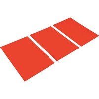 和気産業 WAKI 安全反射シート 100mmX150mm 赤 3枚 WT217 1Pk(3枚)